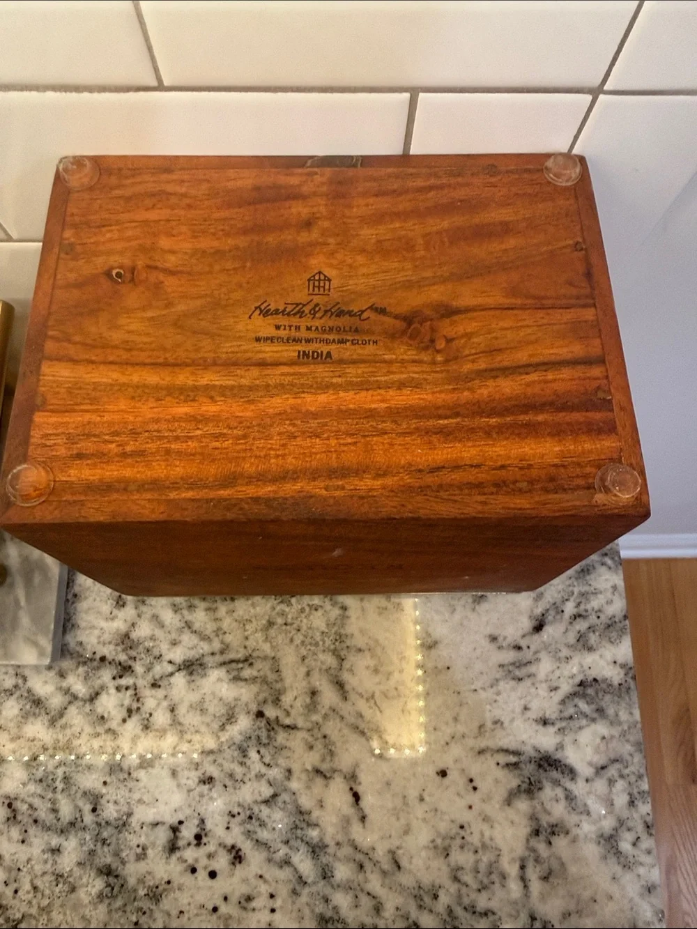 Wood Recipe Box